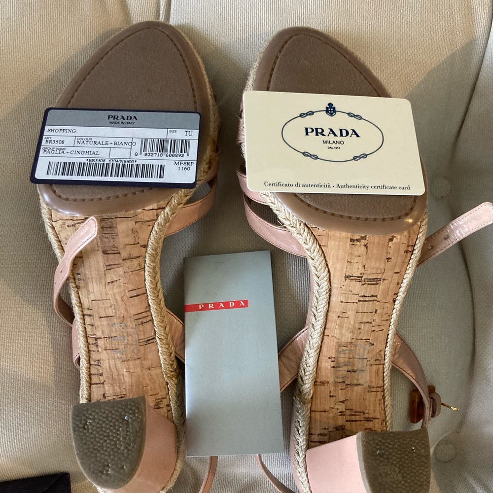 Authentic Prada Wedges - Picture 3 of 5